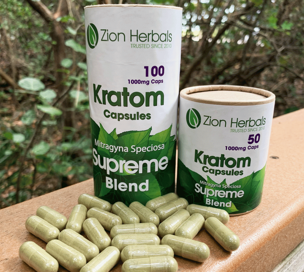 Zion Herbals Kratom Capsules